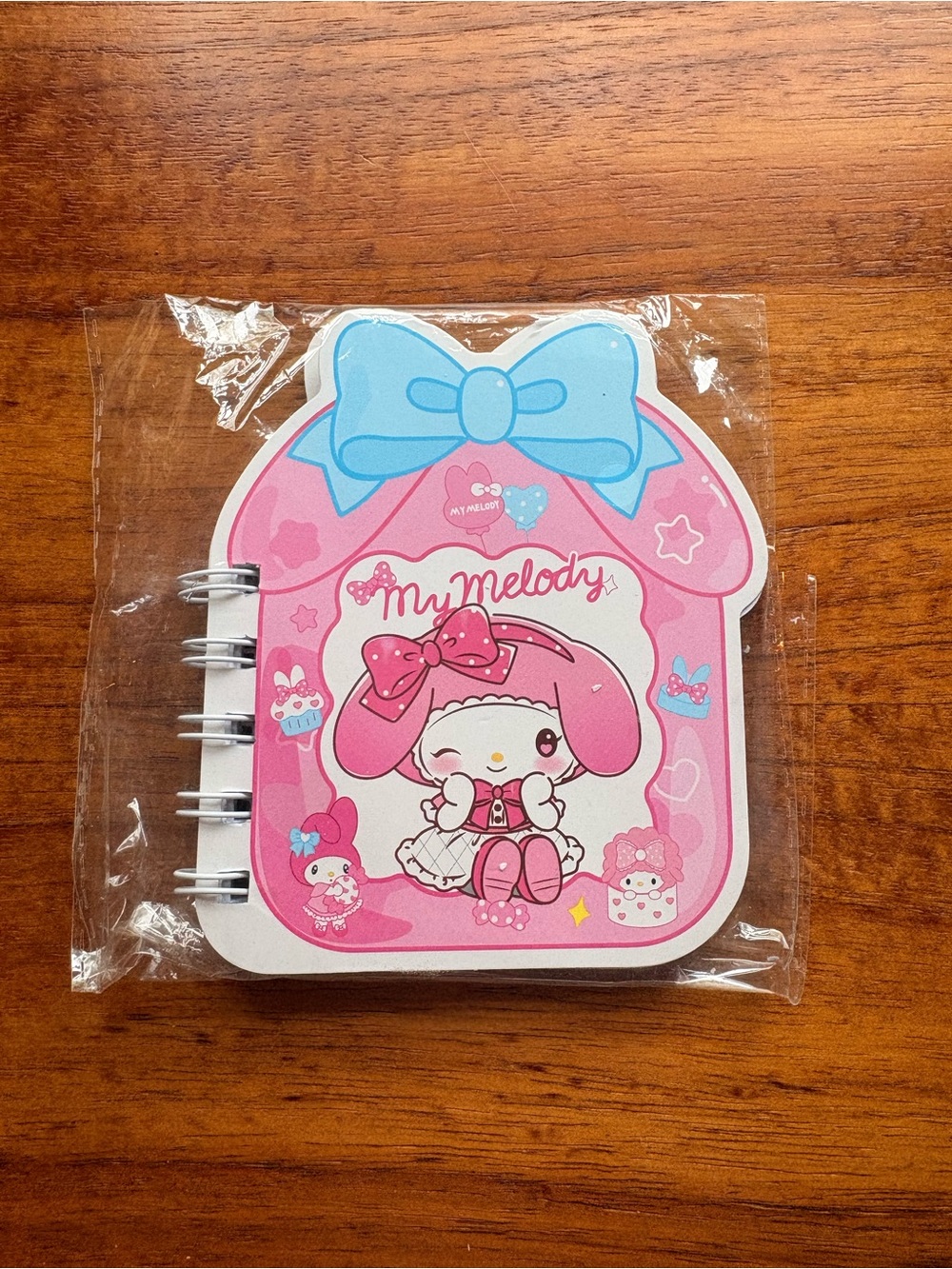 Cute My Melody mini notebook.